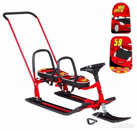 Снегокат детский Барс snowkat twins baby push 505