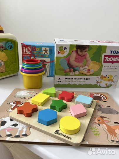 Развивающие игрушки для малышей до и от 1 года