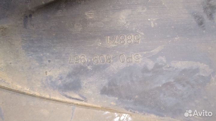 Защита арок (подкрылок) левая передняя Seat Altea