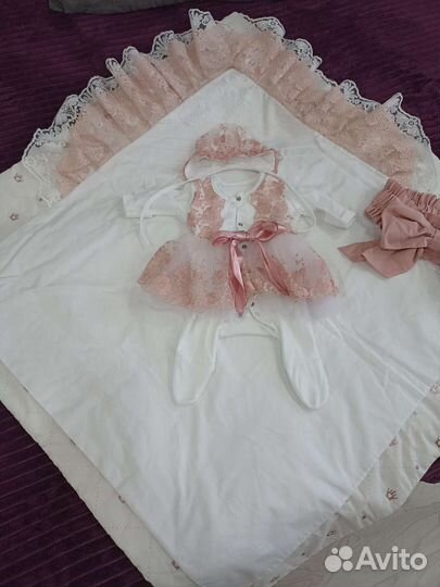 Конверт на выписку для девочки весна