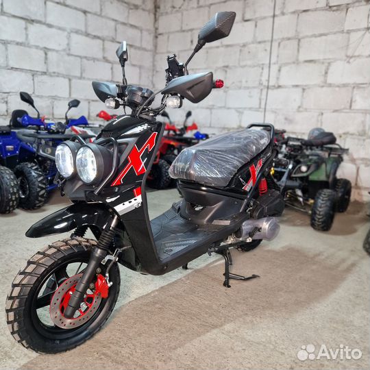 Скутер Yamaha BWS-2 150сс (49сс) Replica, Чёрный