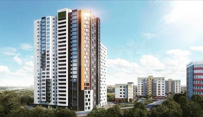 1-к. квартира, 43 м², 9/25 эт.