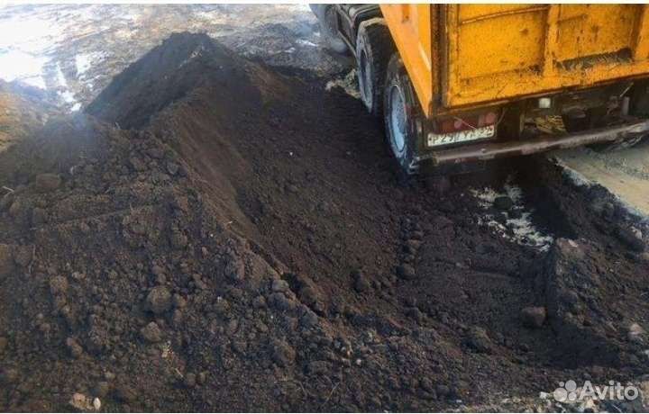Плодородный грунт, чернозем, оперативная доставка