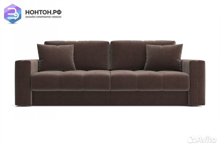 Диван тик-так Монарх коричневый