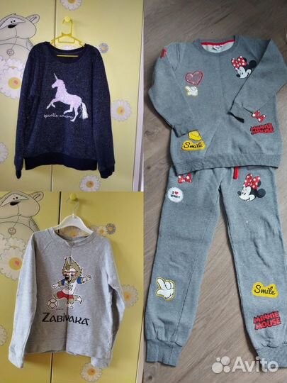 Пакет вещей для девочки 140-146 (18 шт)