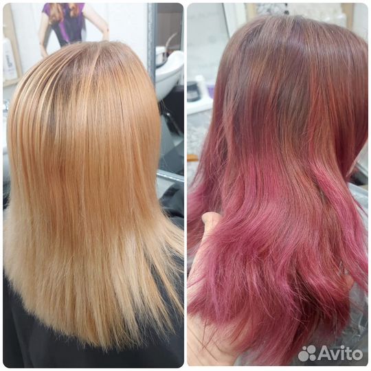 Парикмахер, окрашивание, стрижка, завивка