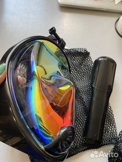 Маска для подводного плавания детская, размер S/M