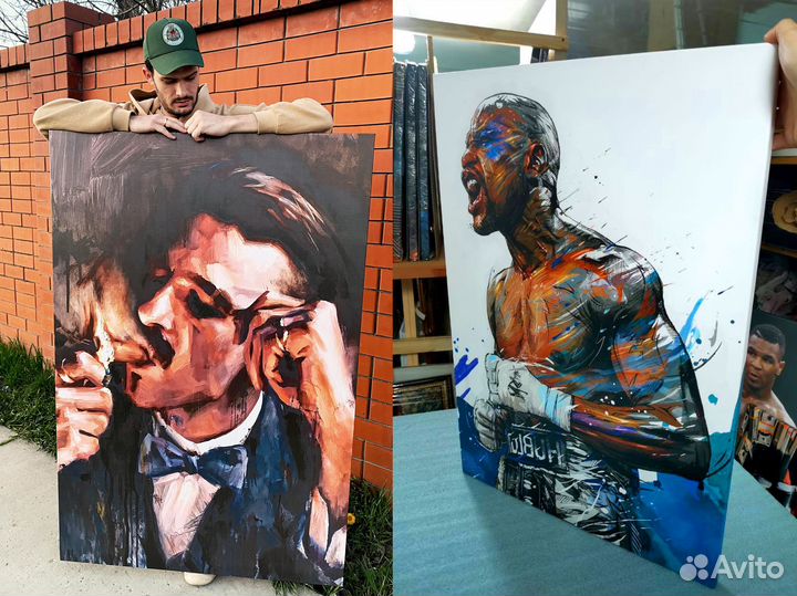 Крутая Каллиграфия хлопок холст екб арт713