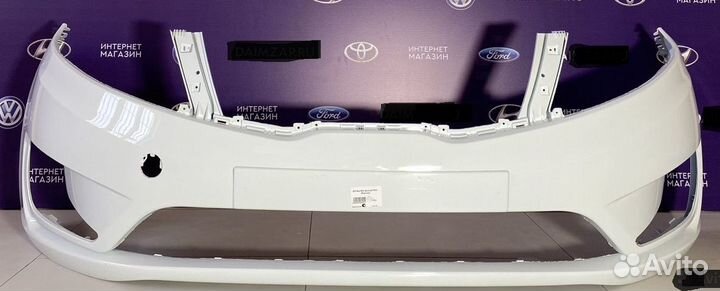 Бампер передний KiA RiO 2011-2014 белый