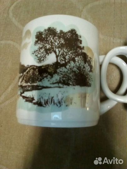 Кружки фарфоровые