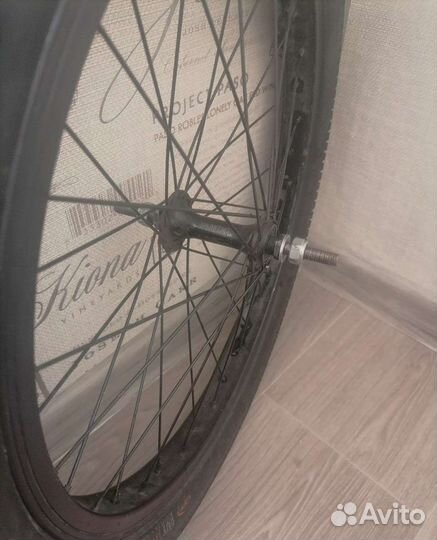 Переднее колесо на BMX