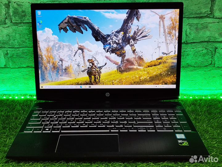 Игровой HP i5-8300Н / GTX 1050TI / RAM 8 / SSD256