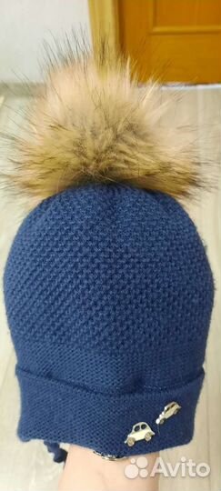 Комплект шапка и шарф для мальчика