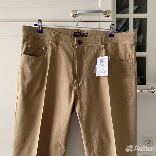 Брюки новые 52, хлопок