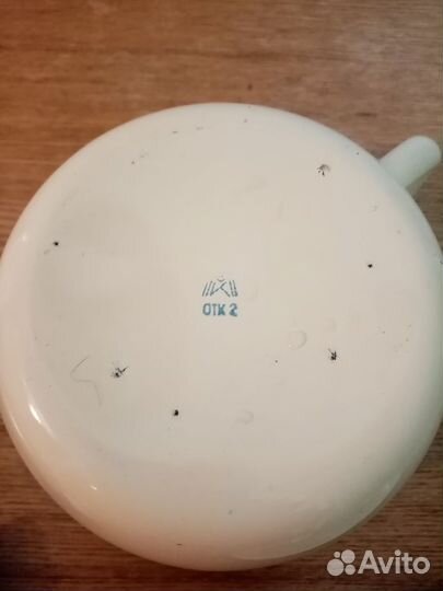 Горшок эмалированный