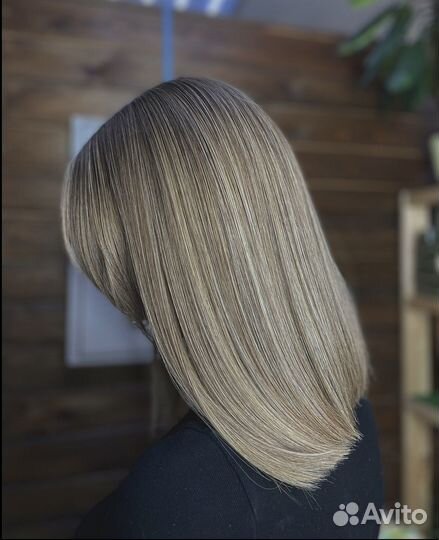 Кератиновое выпрямление волос