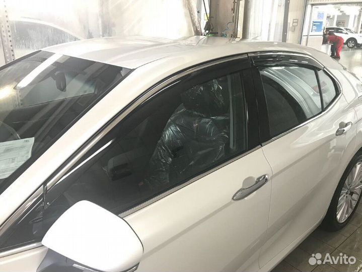 Ветровики Toyota Camry V40 / V50 / V70 Нержавейка