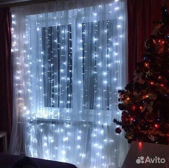 Гирлянда штора 3*2м