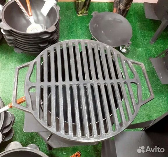 Решетка-гриль чугунная