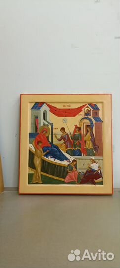 Православная писанная икона ручной работы