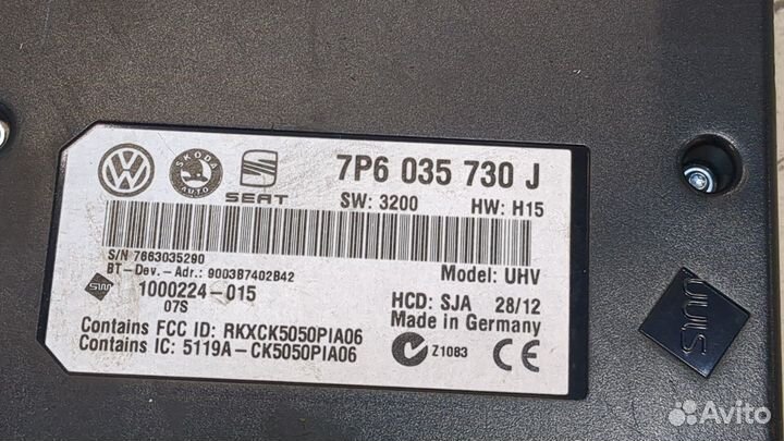 Блок управления Bluetooth Volkswagen Passat 7 Европа