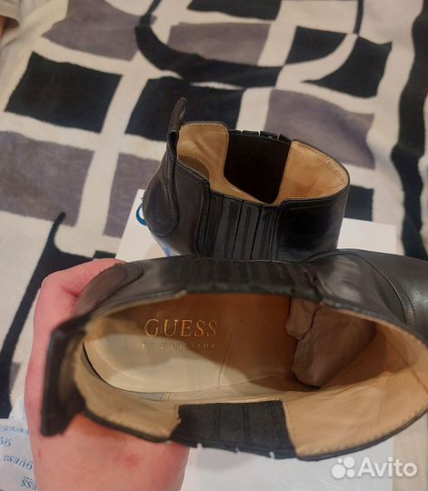 Ботильоны guess, 35р, натуральная кожа, оригинал