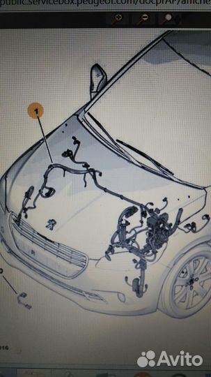 Проводка Пежо 301 peugeot 301 Citroen C Elysee