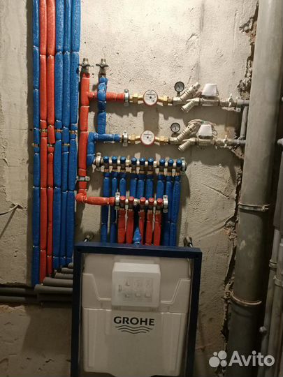 Монтаж автономного отопления и водоснабжения