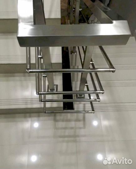 Перила, поручни из нержавеющей стали