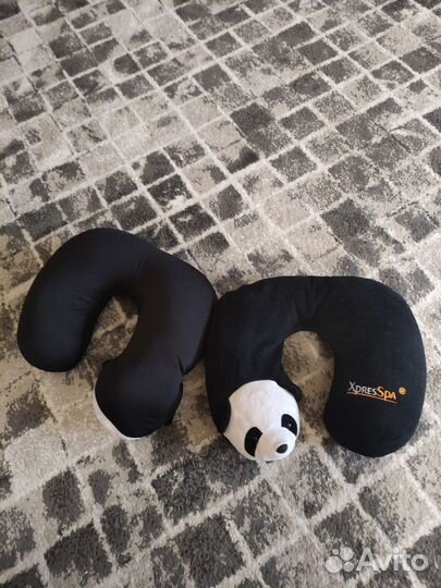 Мягкая дорожная подушка под шею