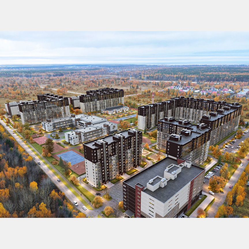 1-к. квартира, 39,3 м², 8/12 эт.