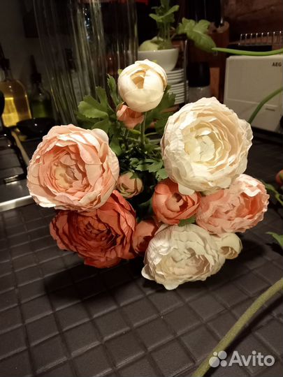 Букет ранункулюсы Икеа 5шт
