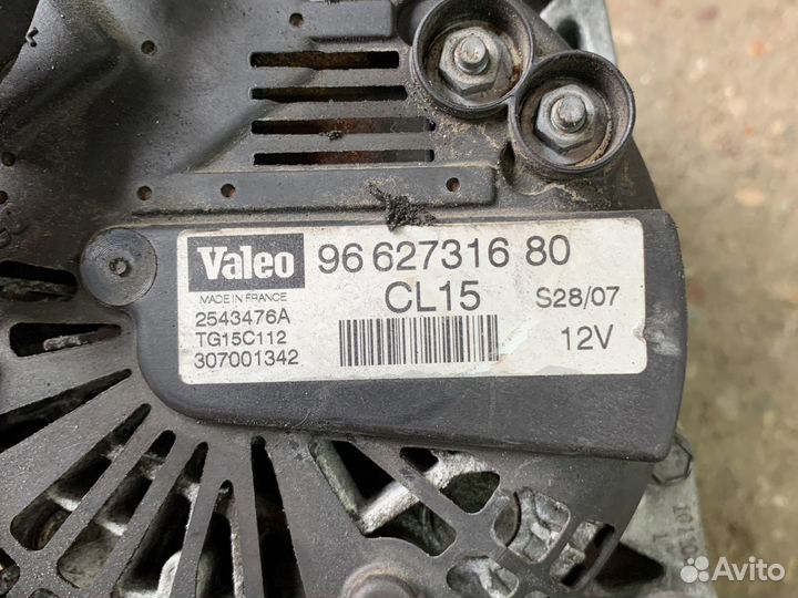 Генератор Пежо 4007