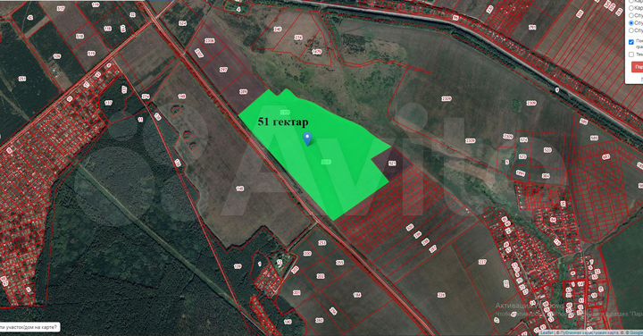 Участок 5,1 га (СНТ, ДНП)