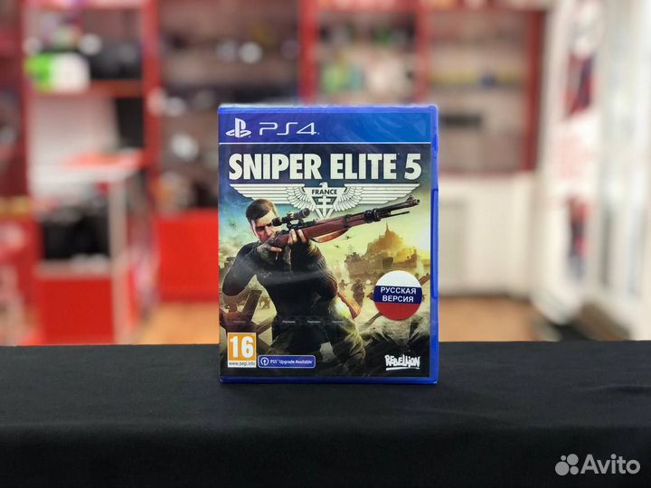Диск PS4 Sniper Elite 5 France (Новый)