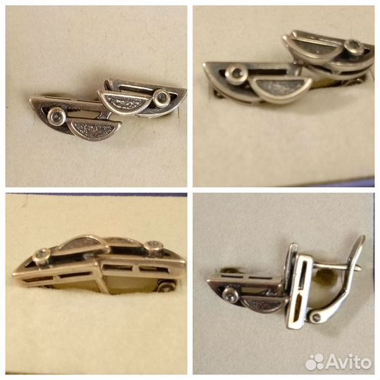 Серьги, брошь, кулон