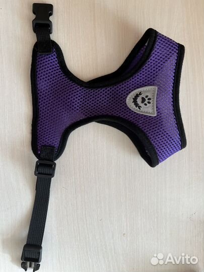 Шлейка прогулочная с поводком для собак и кошек