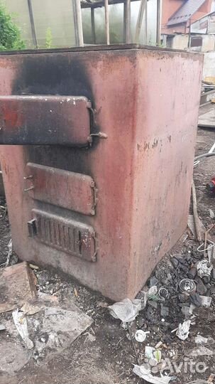 Котел твердотопливный б/у Тайга
