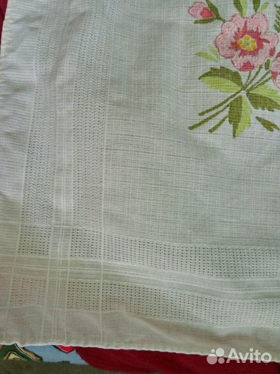 Салфетка Ришелье, салфетка новогодняя