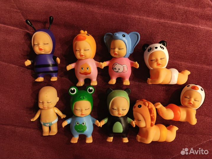 Игрушки куколки Карапузики в костюме животного
