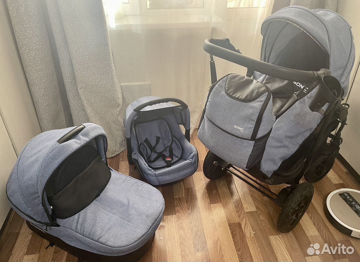 Коляска sonic plus 3 в 1