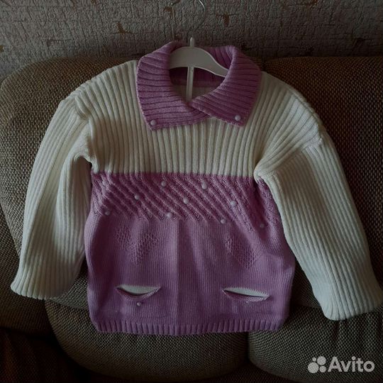 Платье туника теплое для девочки