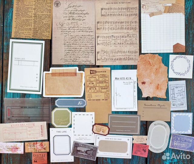 Наборы для блокнотов, скрапбукинга