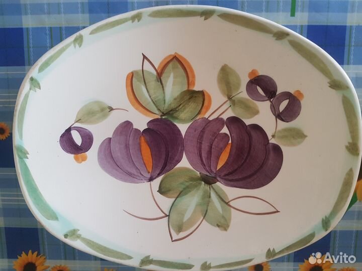 Селёдочницы Блюдо Вербилки Дулево СССР Б/у