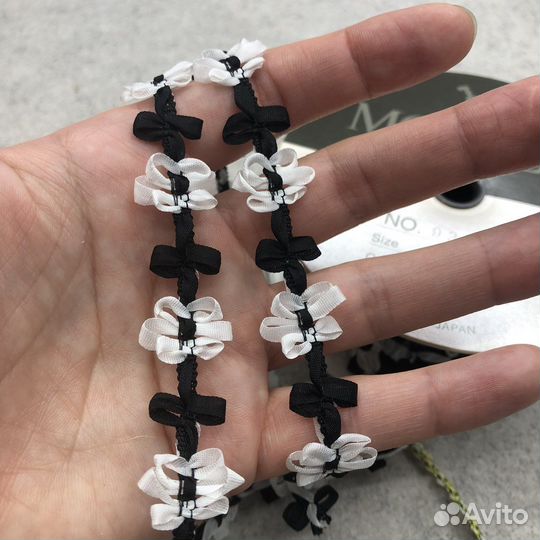 Шелковые ленты японской фирмы mokuba