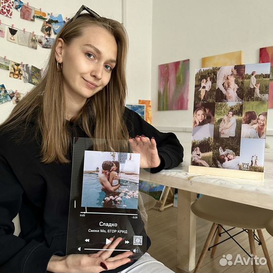 Витраж с фото / Подарок