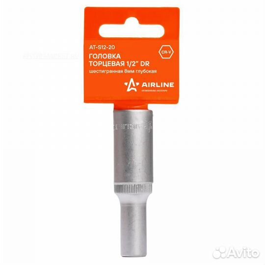 Airline AT-S12-20 Головка торцевая 1/2 DR шестигра