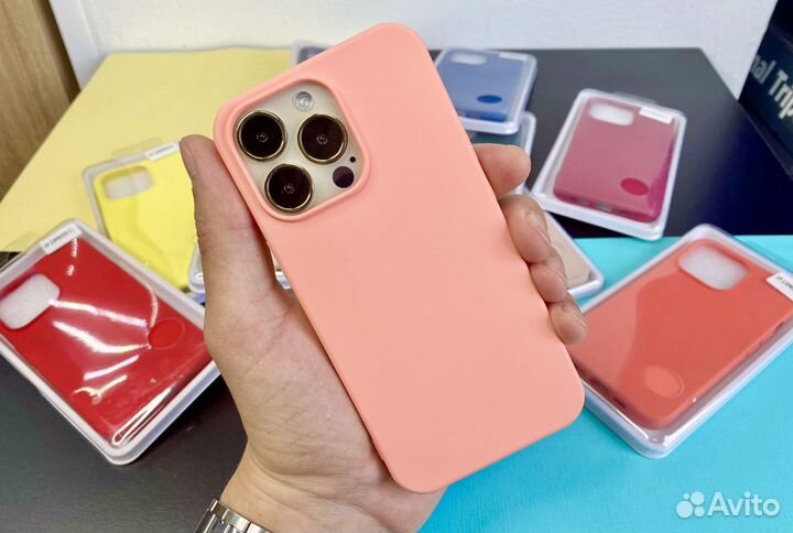 Чехол iPhone на 13 Pro “Silicone Cover Slim”