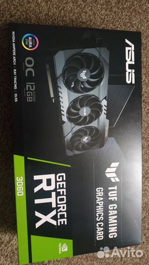 Видеокарта rtx 3060 12gb Asus tuf gaming oc