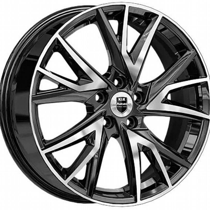 Диски K&K Кайлас 6.5x18 5x114.3 ET37 D66.6 Алмаз черный